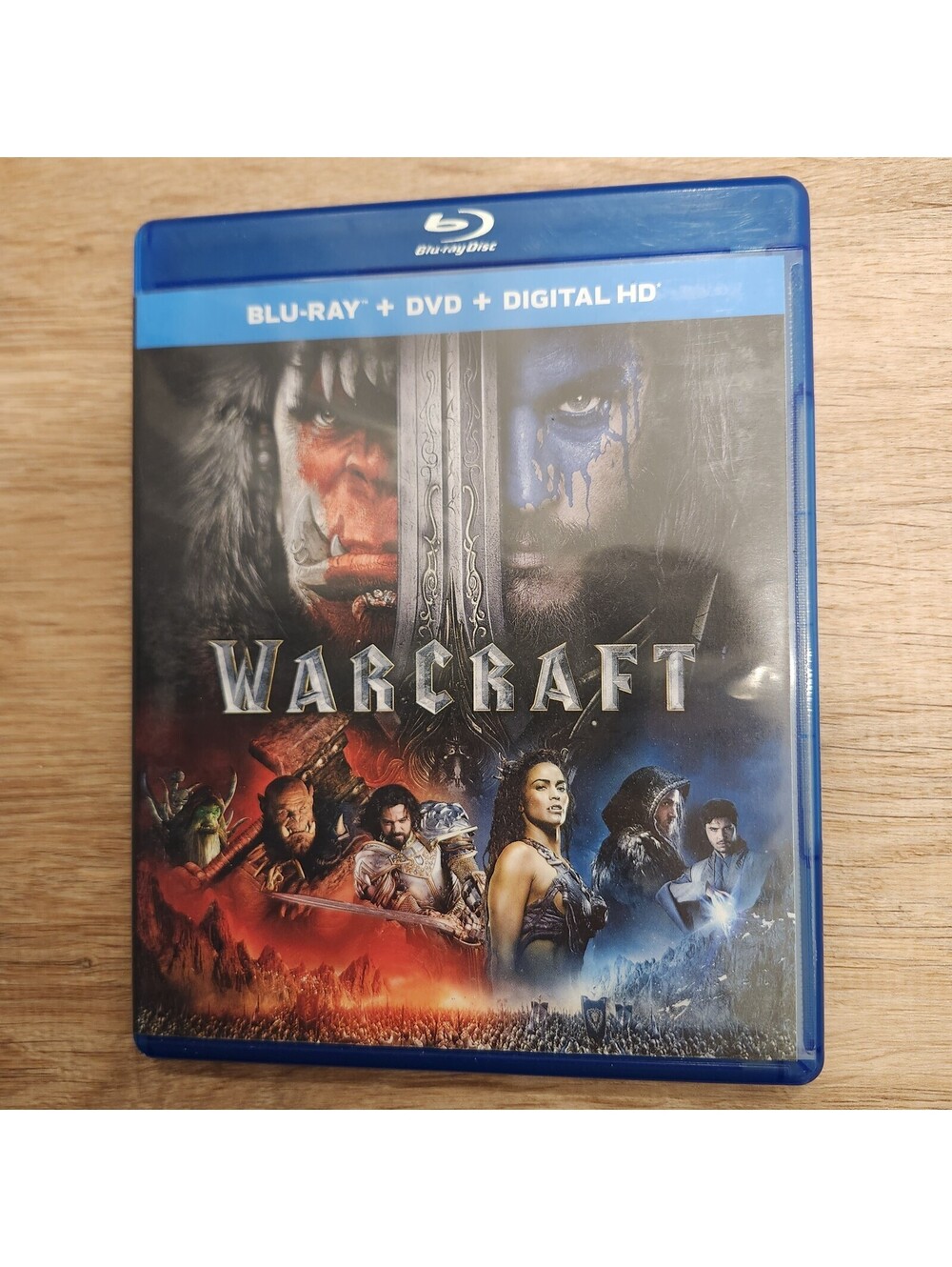 Warcraft (Blu-ray/DVD, 2016, 2-Disc Set)